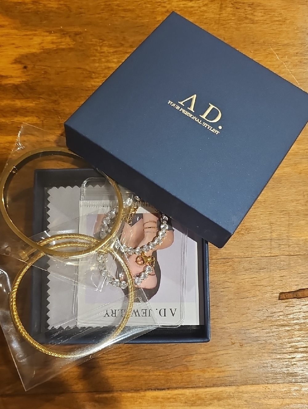 A.D. Jewelry Gold Tone Bangle Set